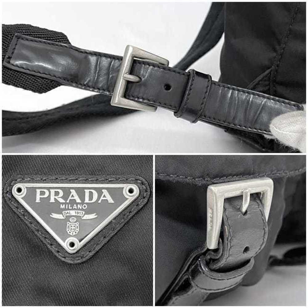 Prada Drawstring Triangle Backpack Rucksack Nylon… - image 4